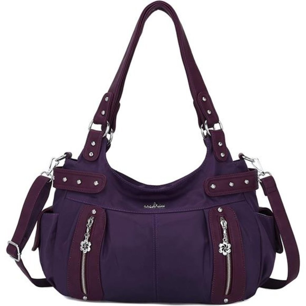 Large Purses And Handbags For Women Purple